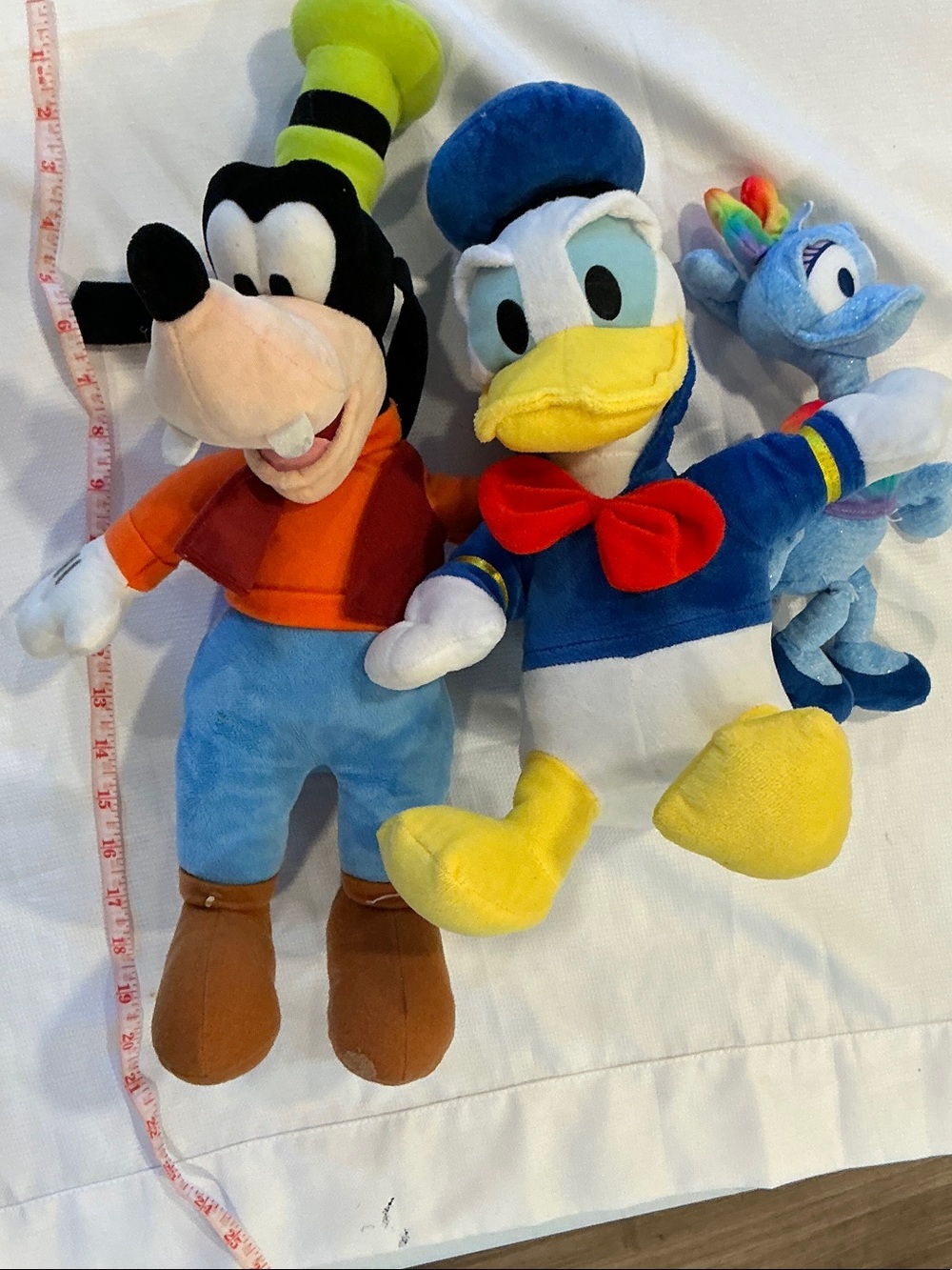 Disney Plush Goofy, daisy & Donald Duck classic